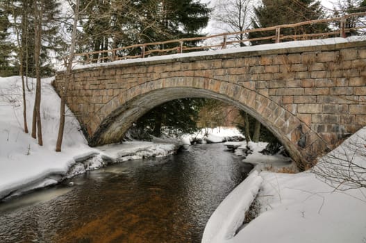 Bridge in the Harz Mountains.