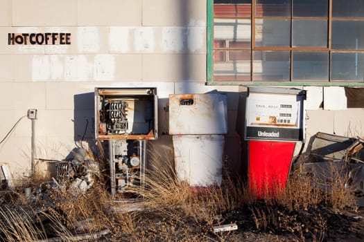 gas pumps vintage