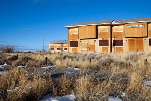 abandoned town