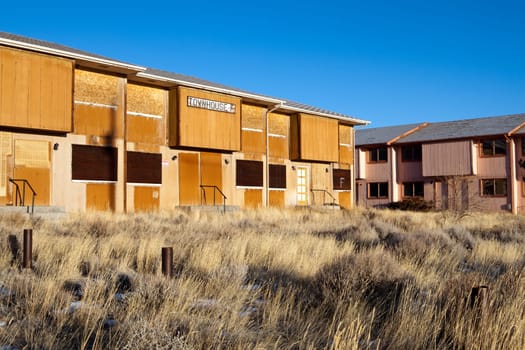 abandoned townhouses