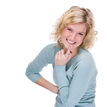 Happy young woman