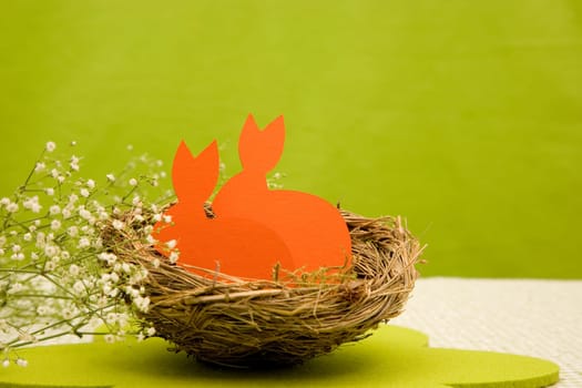 Paper Easter bunnies