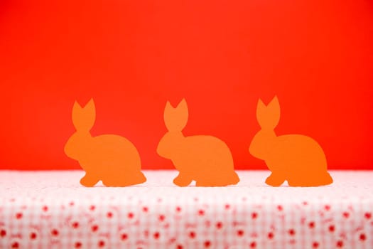 Paper Easter bunnies