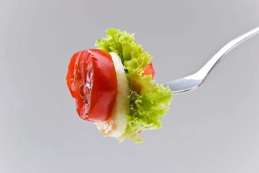 A hearty chunk of salad