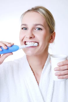 Brushing your teeth
