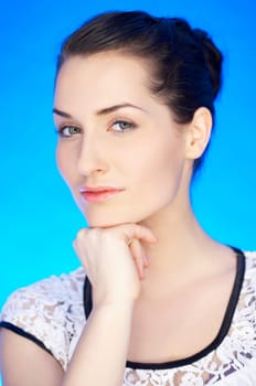 Portrait of beautiful woman