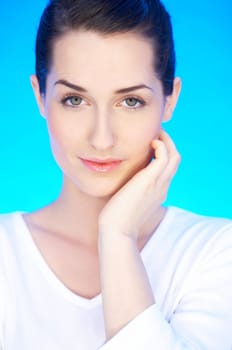 Portrait of beautiful woman