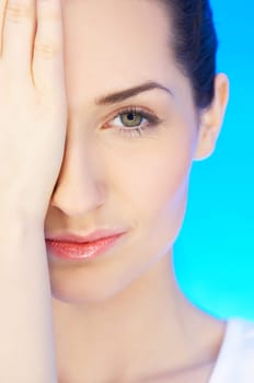 Portrait of beautiful woman