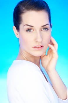 Portrait of beautiful woman