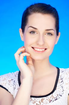 Portrait of beautiful woman