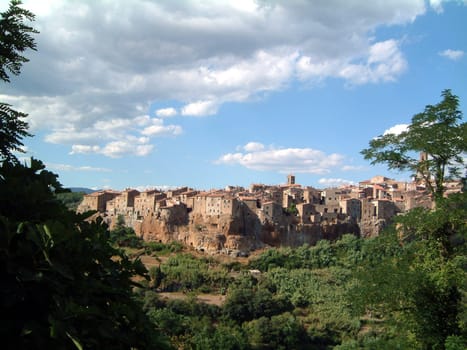 Tuscan hill town