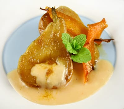 Orange Poached Pears 2