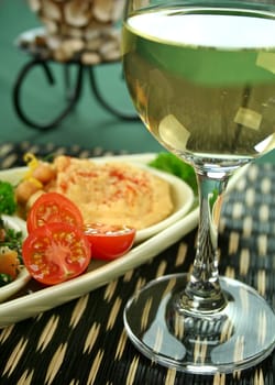 Vegetarian Delights With Wine