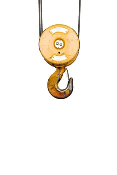 Crane hook insulated