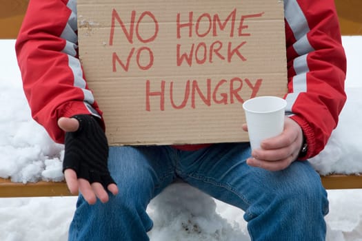 Homeless,unemployed,hungry