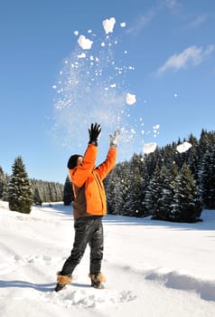 Joie de vivre in the snow.