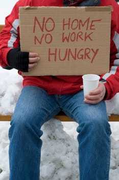 Homeless,unemployed,hungry