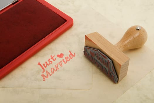 Stamp newlywed