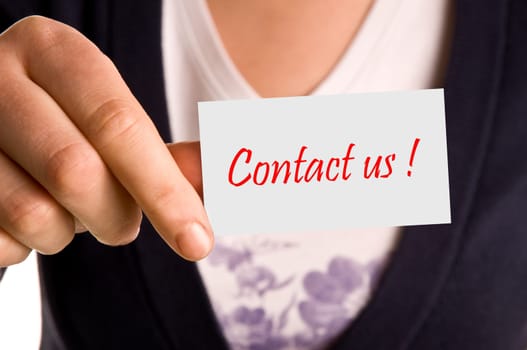 contact us