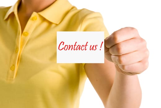 contact us