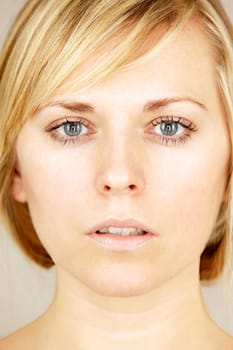 Blonde model