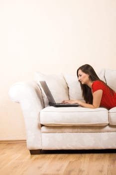 Woman with laptop