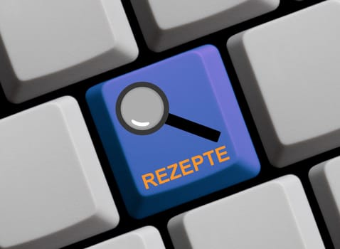 Search for recipes online