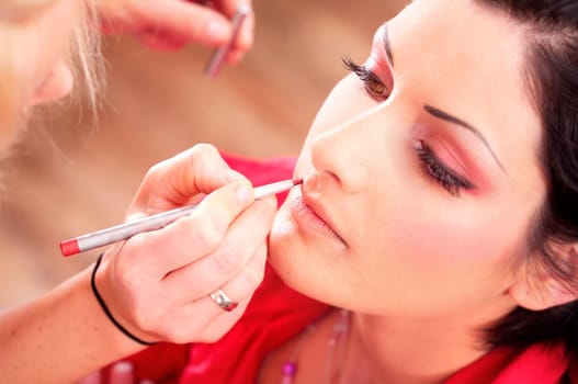 makeup and beauty treatment