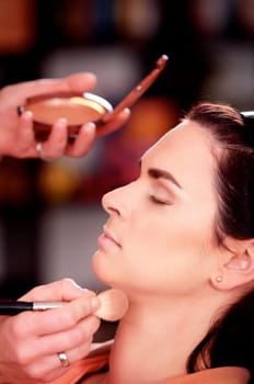 makeup and beauty treatment