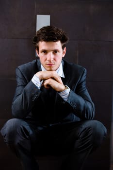 Businessman thinking