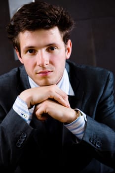 Businessman thinking