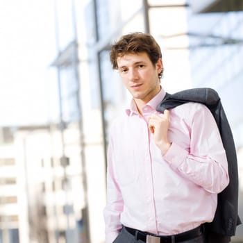 Successful young businessman