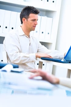 Businessman working