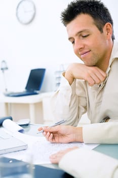 Businessman at office