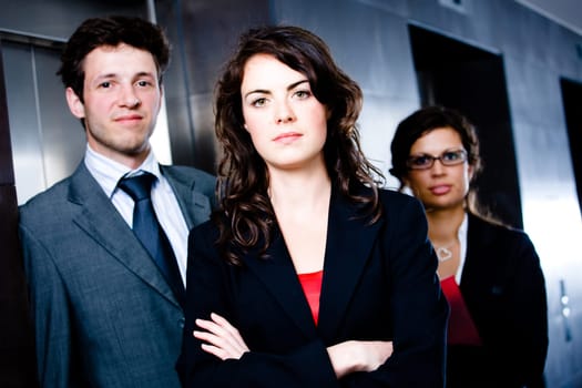 Successful young business team