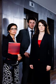 Successful young business team