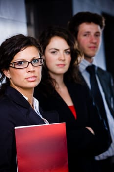 Successful young business team