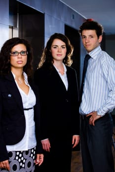 Successful young businesspeople