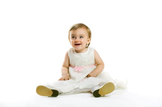 laughing toddler