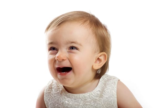 laughing toddler