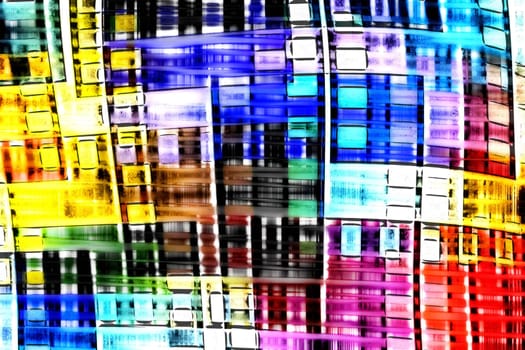 grunge flat building pattern