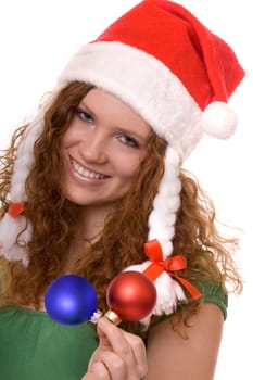 Christmas,redhead teen