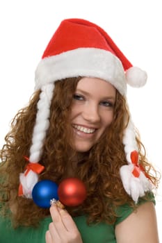Christmas,redhead teen