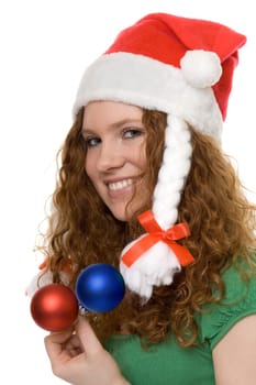 Christmas,redhead teen