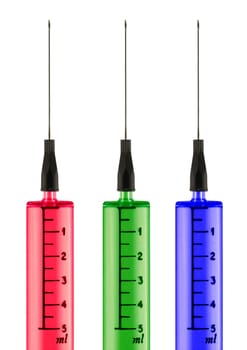 Colorful Syringes