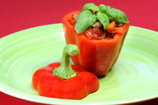 Stuffed bell pepper