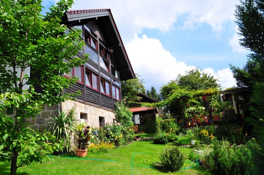House with garden