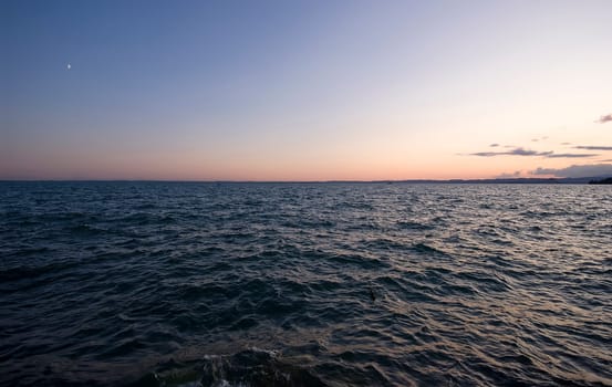 Summer evening on Lake Garda