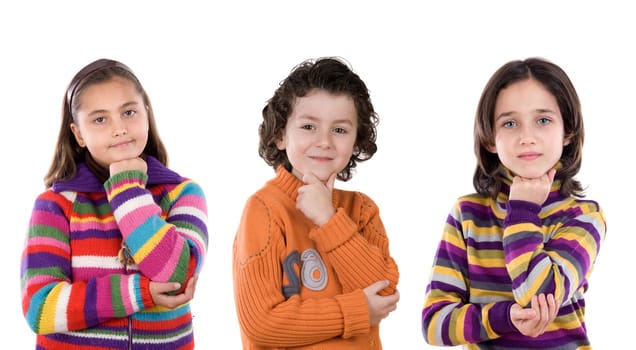 Three adorable children