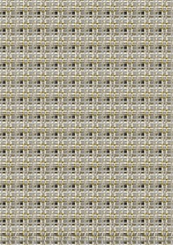 metallic maze pattern
